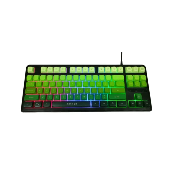 AR-KB107 USB-A gaming keyboard with Rainbow Backlight